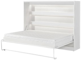 Tapczan rozkładany biały + czarny 140x200 G3-W81