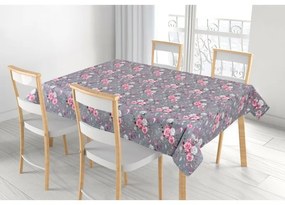 Bellatex Obrus Adela Kwiaty róży różowy, 120 x 140 cm, 120 x 140 cm