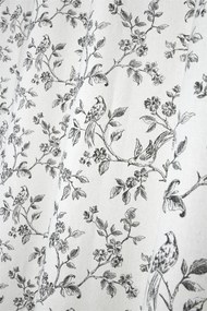 Zasłona okienna z efektem lnu, CLARINE, 140 x 260 cm