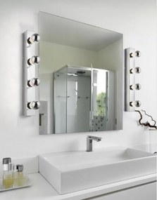 Kinkiet w kolorze błyszczącego srebra Theatro – Trio