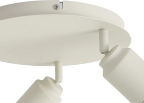 Nowoczesny reflektor wpuszczany beżowy 3-źródła światła IP44 - Ducha