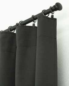 Zasłona BASIC na taśmie marszczącej 140x280cm bazaltowy 1 szt.