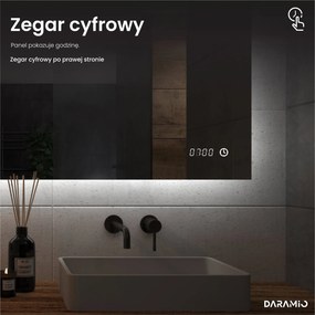 Okrągłe lustro łazienkowe z oświetleniem LED E3