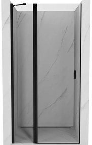 Mexen Mist drzwi prysznicowe uchylne 70 cm, transparent, czarne - 8A4-070-000-70-00