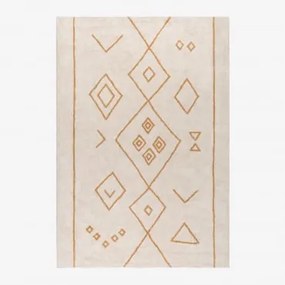 Prostokątny Dywan Bawełniany Alka 205 X 310 Cm - Sklum