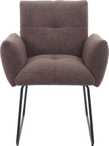 Krzesło do jadalni MCW-K34 (zestaw 2 sztuk),  brązowy