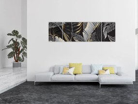 Obraz - Złota dżungla (170x50 cm)