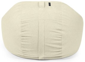 Kremowy worek do siedzenia z materiału bouclé Roll 135 – SLOWDOWN