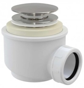 Wanna wolnostojąca VALO owalna biała z konglomeratu 165 x 75 cm bez przelewu cienki rant | Różne kolory korków : Kolor korka - Chrom