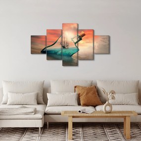 Obraz - Życie w butelce (125x70 cm)