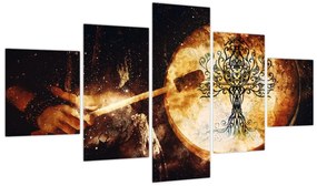 Obraz - Tajemnicze drzewo życia (125x70 cm)