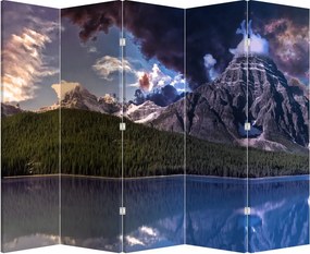 Parawan - Jezioro i góry (210x170 cm)