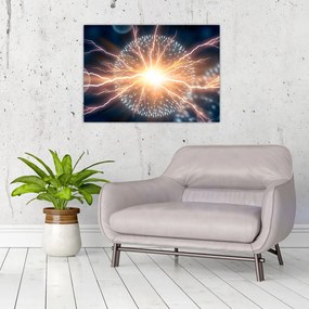 Obraz na szkle - Atom (70x50 cm)