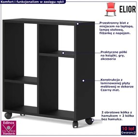 Stolik Pomocniczy Czarny E2-K51