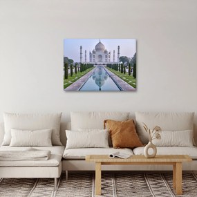 Obraz - Taj Mahal o wschodzie słońca (70x50 cm)