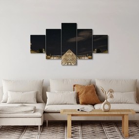 Obraz - Luwr w nocy (125x70 cm)