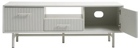 Szara szafka pod TV 140x50x45 cm Palma – Unique Furniture