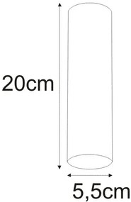 Biały nowoczesny plafon spot sufitowy 20 cm - A734 Ilefi 3X