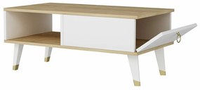 Stolik konferencyjny Delux Sapphire Oak and White