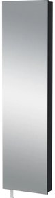 Antracytowa szafka pod przedpokoju 50x195x18 cm Rotary – Germania