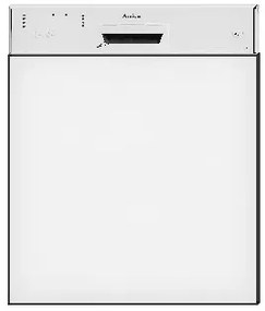 Biały nowoczesny front do zmywarki S5-R06