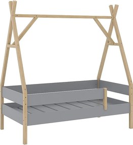Łóżko dziecięce szary 166.5x86.5x177.5 bali