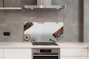 Panel szklany do Kuchni Orkiestra Instrumentów