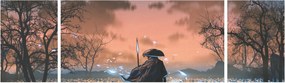Obraz - Ilustracja przedstawiająca wojownika (170x50 cm)