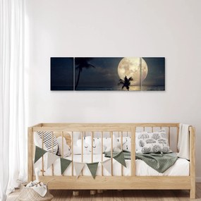 Obraz - Plaża pod pełnią księżyca (170x50 cm)