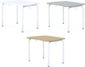 Stolik dla ucznia z regulacją wysokości Simple fala 75x55 cm