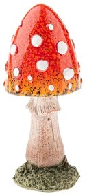 Dekoracja jesienna grzyb Muchomor, 12 cm, poliresin