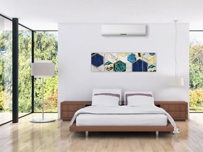 Obraz - Marmurowa kompozycja (170x50 cm)