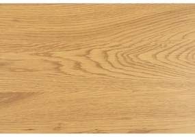 Czarno-naturalna szafa otwarta w dekorze dębu 77x165 cm Seaford – Actona