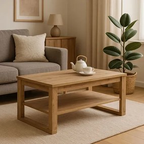 Ława prostokątna z podnoszonym blatem dąb artisan G1-K61