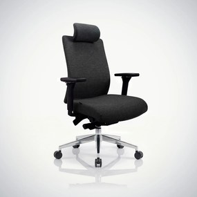 Fotel biurowy ergonomiczny czarny VECTOR