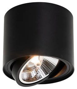 Nowoczesny Plafon / Reflektorek / Spot / Spotow / Lampy sufitowe z reflektorami czarny obrotowy i pochylny AR111 - Rondoo Up Nowoczesny Oswietlenie wewnetrzne