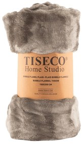 Szarobrązowy koc z mikropluszu 150x200 cm Wave – Tiseco Home Studio