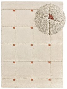 Ceglasto-kremowy dywan 60x120 cm Brenda – Universal