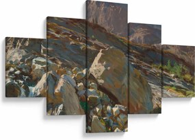 Obraz - John Singer Sargent, Simplon Pass, reprodukcje (125x70 cm)