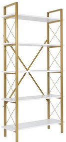 Regał Elysian White and Gold