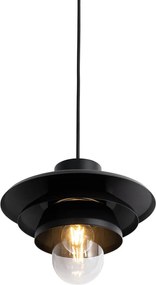 Designerska wisząca lampa zewnętrzna czarna IP44 - Morty