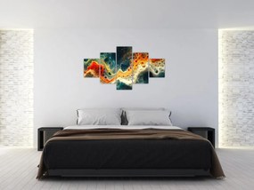 Obraz - Nowoczesna abstrakcja (125x70 cm)