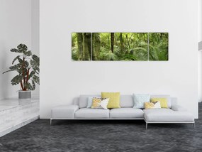 Obraz tropikalnego lasu deszczowego (170x50 cm)