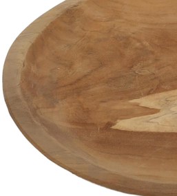 Talerz ozdobny z drewna tekowego, Ø 40 cm