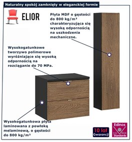 Zestaw mebli łazienkowych z szafką pod umywalkę  K3-B87