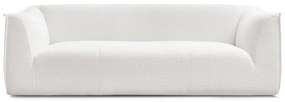 Biała sofa z materiału bouclé 242 cm Giorgia – Bobochic Paris