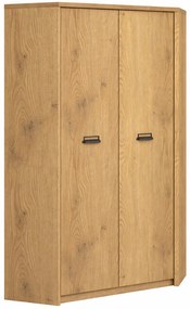 Szafa narożna w stylu loft dąb cremona + dąb lefkas R9-M73