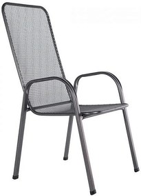 Metalowy zestaw ogrodowy OLIVIE 1 + 4 Stół owalny 190x105 cm