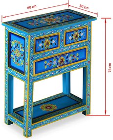 Drewniana szafka z szufladami - Norman