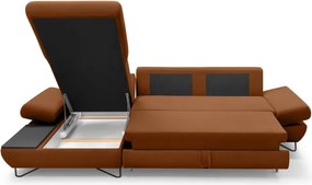 Narożnik LOFT z funkcją spania Regulowane zagłówki i podłokietniki Lewa strona Salvador 15